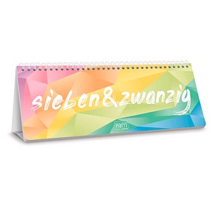 Häfft® Verlag Tischquerkalender Rainbow 2027, 1 St.