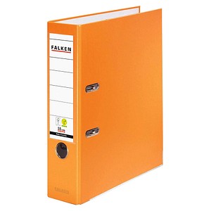 FALKEN Color Ordner orange Kunststoff 8,0 cm DIN A4, 1 St.