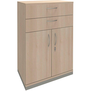 fm Aktenschrank Sidney, 4260267328620 akazie 1 Fachboden 80,0 x 44,2 x 113,3 cm