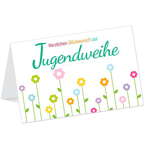 LUMA Glückwunschkarten Jugendweihe LU1931 DIN B6, 1 St.