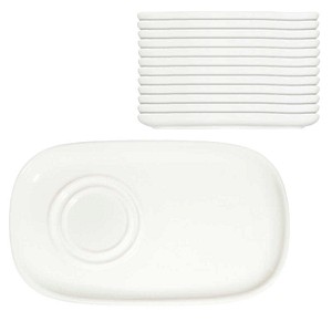 ID Fine Teller Mesa Oval weiß Ø 22,0 cm, 12 St.
