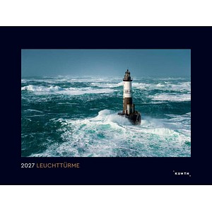 KUNTH Monats-Wandkalender Leuchttürme 2027, 1 St.