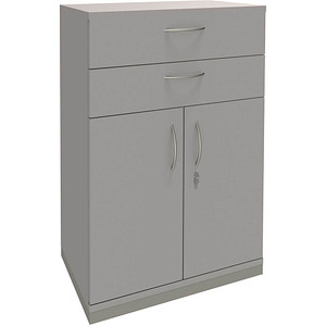 fm Aktenschrank Sidney, 4260267328651 lichtgrau 1 Fachboden 80,0 x 44,2 x 113,3 cm