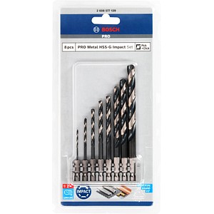 AKTION: BOSCH Metallbohrer-Set PRO Metal HSS-G Impact, 8-teilig mit Prämie nach Registrierung