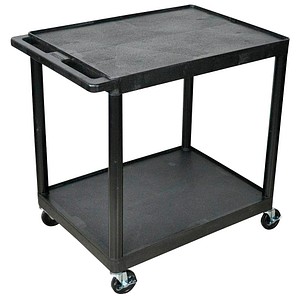 LUXOR Etagenwagen schwarz 61,0 x 46,0 x 84,0 cm