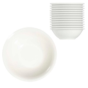 ID Fine Schalen Transparent Lona weiß 0,90 l, 12 St.