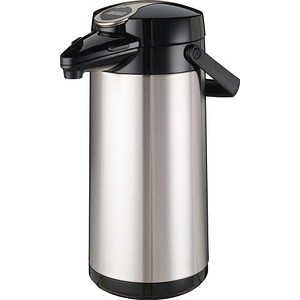 BRAVILOR BONAMAT Isolierkanne Airpot Furento schwarz, silber 2,2 l, 1 St.
