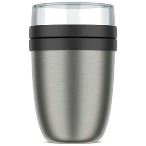 MEPAL Isolier-Speisebehälter Thermo-Lunchpot Ellipse nordic black 0,5 l, 1 St.