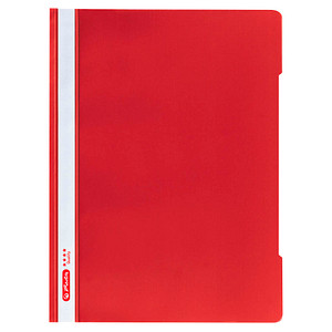 herlitz Schnellhefter Quality Kunststoff rot DIN A4