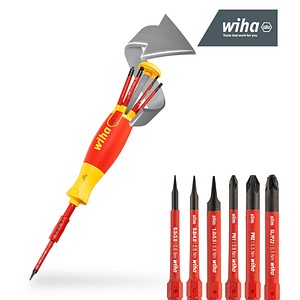 Wiha Schraubendreher-Set LiftUp elecric SL/PH/PZ/Plus/Minus 38613 7-tlg.