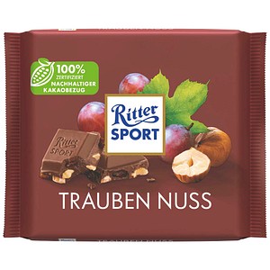 Ritter SPORT TRAUBEN NUSS Schokolade 100,0 g, 1 St.