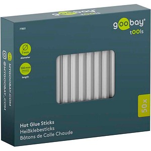 goobay Heißklebesticks transparent, 50 St.
