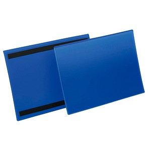 50 DURABLE Magnettaschen blau 31,1 x 22,5 cm
