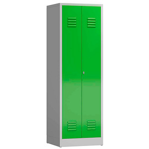 ClassiX Spind gelbgrün, lichtgrau X-510715, 1 Schließfach 59,0 x 50,0 x 180,0 cm