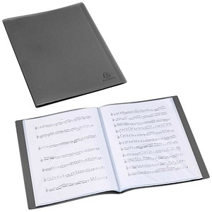 Exacompta Opak Sichtbuch DIN A4, 30 Hüllen schwarz, 1 St.