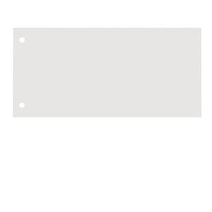 Printus Trennstreifen weiß, 190 g/qm Karton 24,0 x 10,5 cm, 100 St.