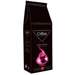 Cellini CAFFÈ CREMA FORTE Kaffeebohnen, Arabica- und Robustabohnen kräftig, 1 kg
