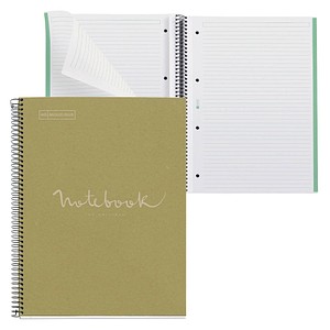 MIQUELRIUS Collegeblock Eco Emotions 1 liniert DIN A4 Innenrand, 1 St.