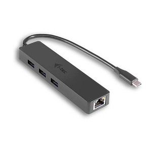 i-tec® USB-Hub Advance Series Slim USB-C 3-fach schwarz