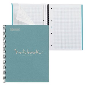 MIQUELRIUS Collegeblock Eco Emotions 1 kariert DIN A4 Innenrand, 1 St.