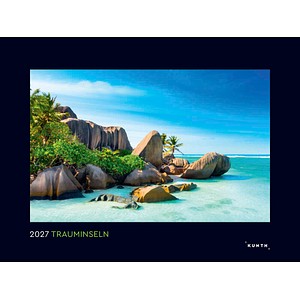 KUNTH Monats-Wandkalender Trauminseln 2027, 1 St.