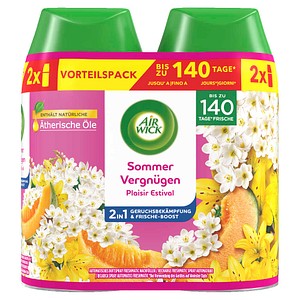 AIRWICK Raumduft-Nachfüller Freshmatic Max Sommervergnügen fruchtig 250,0 ml, 2 St.