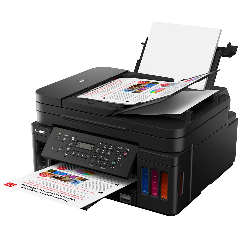 in Printus Canon Tintenstrahl-Multifunktionsdrucker | G7050 PIXMA 4 1 schwarz