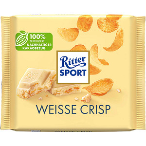 Ritter SPORT WEISS + CRISP Schokolade 100,0 g