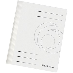 herlitz Schnellhefter easy orga Karton weiß DIN A4, 10 St.