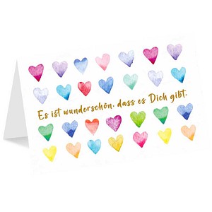 LUMA Grußkarte Es ist wunderschön, dass es Dich gibt. LU2762 DIN B6, 1 St.