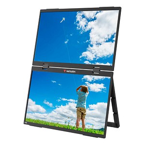 verbatim FHDDual Essentials Portabler Monitor 39,6 cm (15,6 Zoll) schwarz