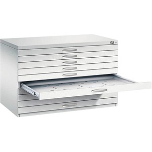 CP 7100 Planschrank lichtgrau 10 Schubladen 110,0 x 76,5 x 76,0 cm, 1 St.