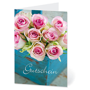 LUMA Gutschein Rosen AM510 DIN B6, 1 St.