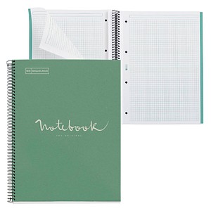 MIQUELRIUS Collegeblock Eco Emotions 1 kariert DIN A4 Innenrand, 1 St.