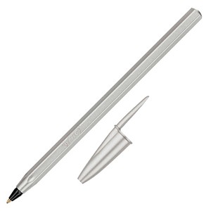 BIC Kugelschreiber Cristal Glace silber, Schreibfarbe: blau, 20 St.