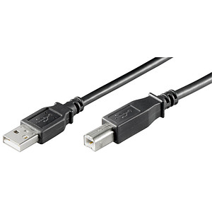 goobay USB 2.0 A/USB 2.0 B Kabel 1,8 m schwarz