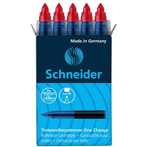 Schneider One Change Tintenrollerminen rot 0,6 mm 5 St.
