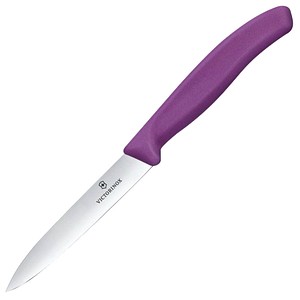 VICTORINOX Küchenmesser  Swiss Classic silber, violett, Klinge: 10,0 cm, 1 St.