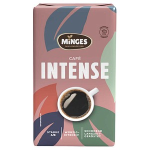 MINGES Intense Kaffee, gemahlen, Arabica- und Robustabohnen kräftig, 500 g