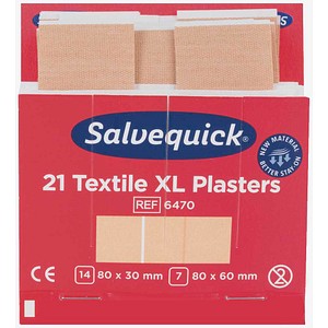 Salvequick® Pflaster Textile XL 1009470 beige, 21 St.
