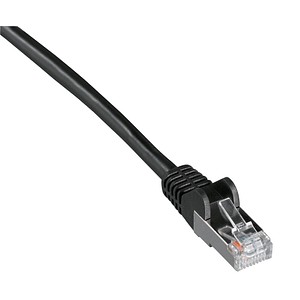 goobay RJ-45 Netzwerkkabel 30,0 m schwarz bis zu 1,00 Gbit/Sek. bis zu 100 MHz