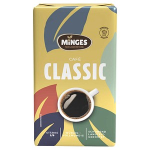 MINGES Classic Kaffee, gemahlen, Arabica- und Robustabohnen 500 g