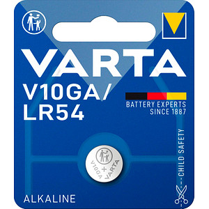 VARTA Knopfzelle V 10 GA/LR54 1,5 V