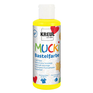 KREUL MUCKI Acrylfarbe gelb 80,0 ml, 1 St.