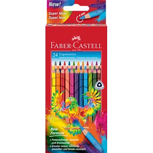 FABER-CASTELL Ergonomics Buntstifte farbsortiert, 24 St.