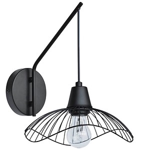 meet powered by PAPERFLOW Vagala Wandleuchte schwarz