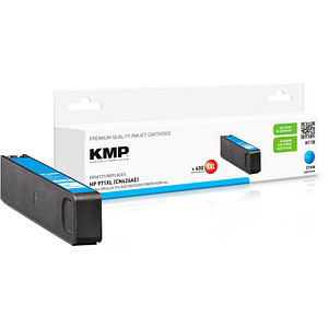 KMP H118 cyan Druckerpatrone kompatibel zu HP 971XL (CN626AE)