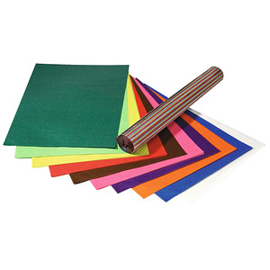 folia Transparentpapier farbsortiert 42 g/qm 25 Bogen