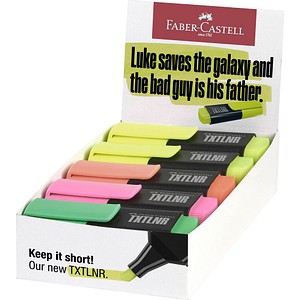 FABER-CASTELL TXTLNR Mini SF mixed Textmarker farbsortiert, 10 St.