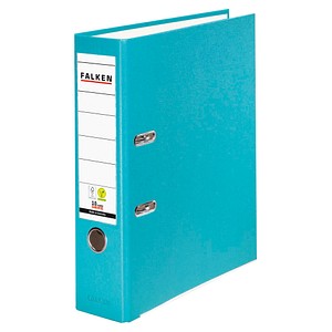 FALKEN Color Ordner türkis Kunststoff 8,0 cm DIN A4, 1 St.